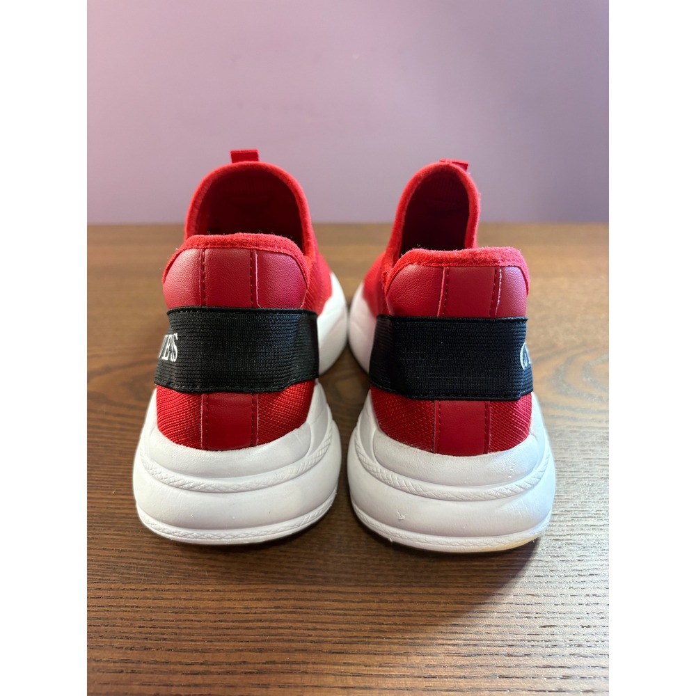 Guess Sneakers Women 7.5 Red Slip On Knit Sock Trainers WGLAKELEE - Picture 3 of 9